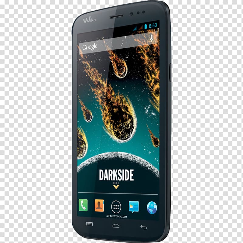 Wiko Darkside Smartphone Telephone Android, smartphone transparent background PNG clipart