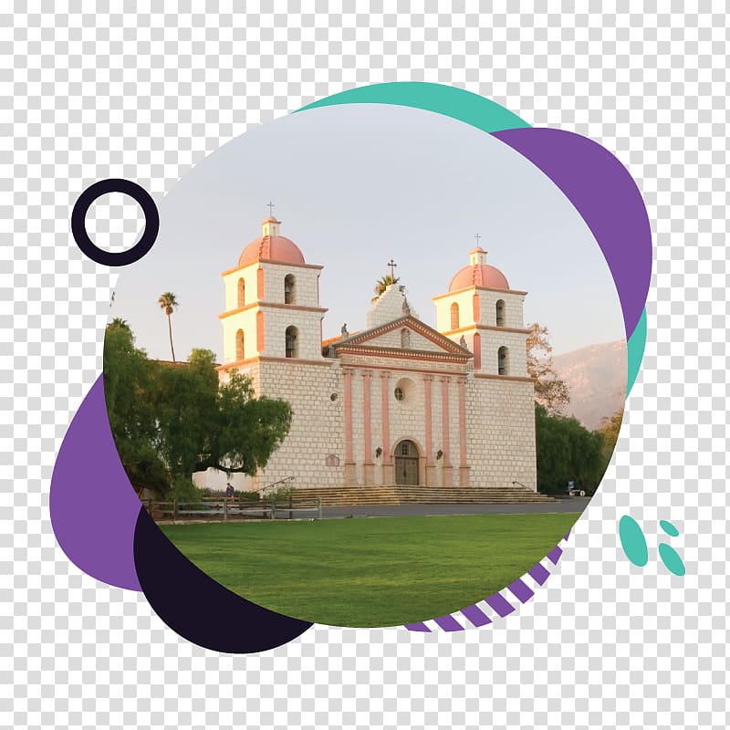 Old Mission Santa Barbara Santa Ynez Mountains Mission Canyon West Mission Street, others transparent background PNG clipart
