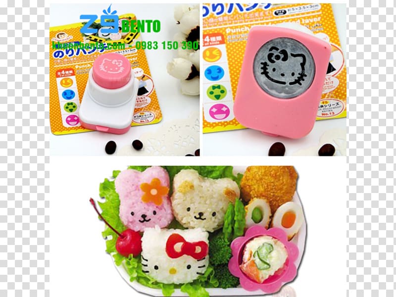 Bento Hello Kitty Onigiri Box Food, box transparent background PNG clipart