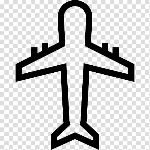 Airplane Flight Aircraft Airport Computer Icons, airplane transparent background PNG clipart