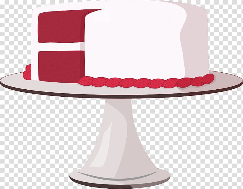 Red velvet cake Cupcake Birthday cake , Piece Of Cake transparent background PNG clipart