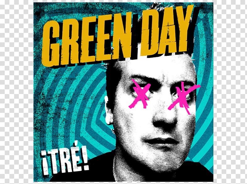 Tré Cool ¡Tré! Green Day ¡Uno! ¡Dos!, green day transparent background PNG clipart