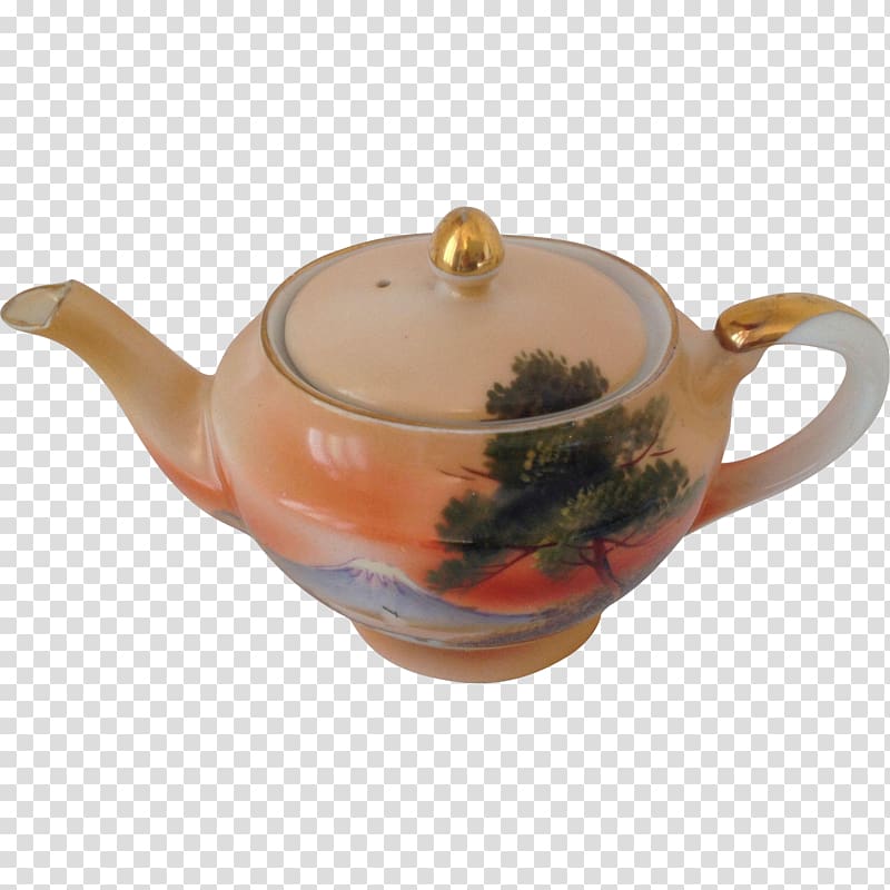 Teapot Noritake Ceramic Kettle, tea transparent background PNG clipart