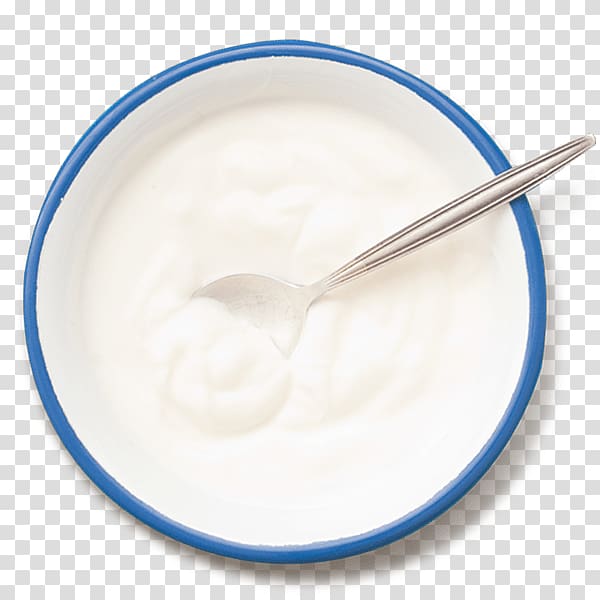 Crème fraîche Spoon Filmjölk Yoghurt Flavor, Greek Yogurt transparent background PNG clipart