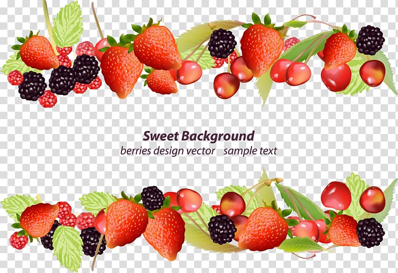 Sweet Background fruit print, Frutti di bosco Juice Fruit, hand painted fruit borders transparent background PNG clipart