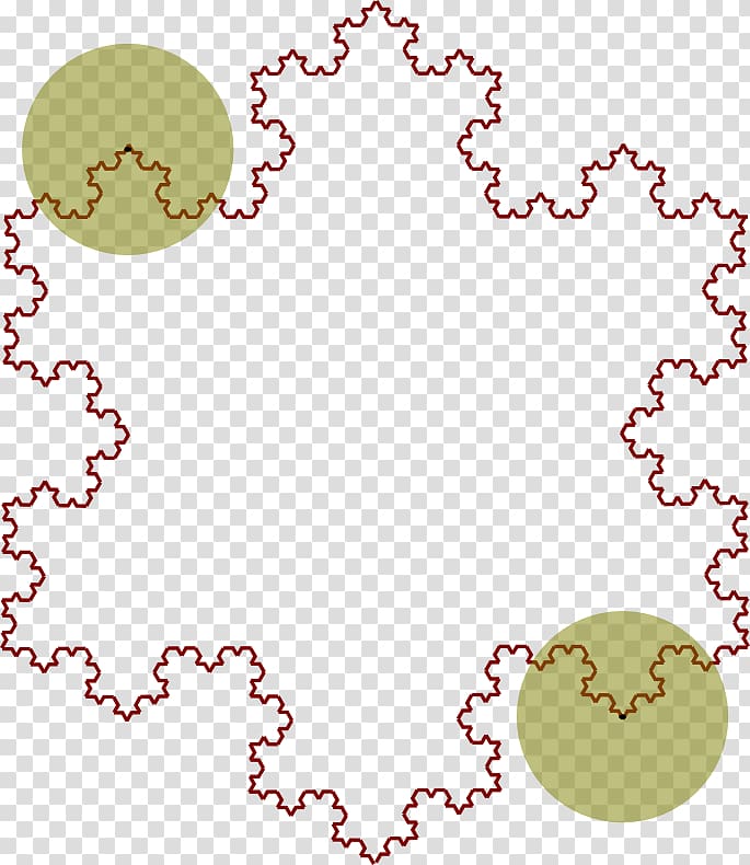 Koch snowflake Curve Fractal Parametric equation, Snowflake transparent background PNG clipart