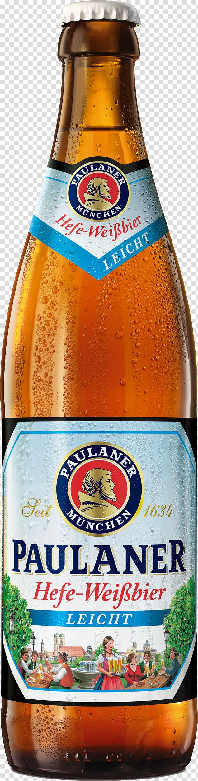 Paulaner Brewery Wheat beer Dunkel Paulaner Hefeweizen, beer transparent background PNG clipart