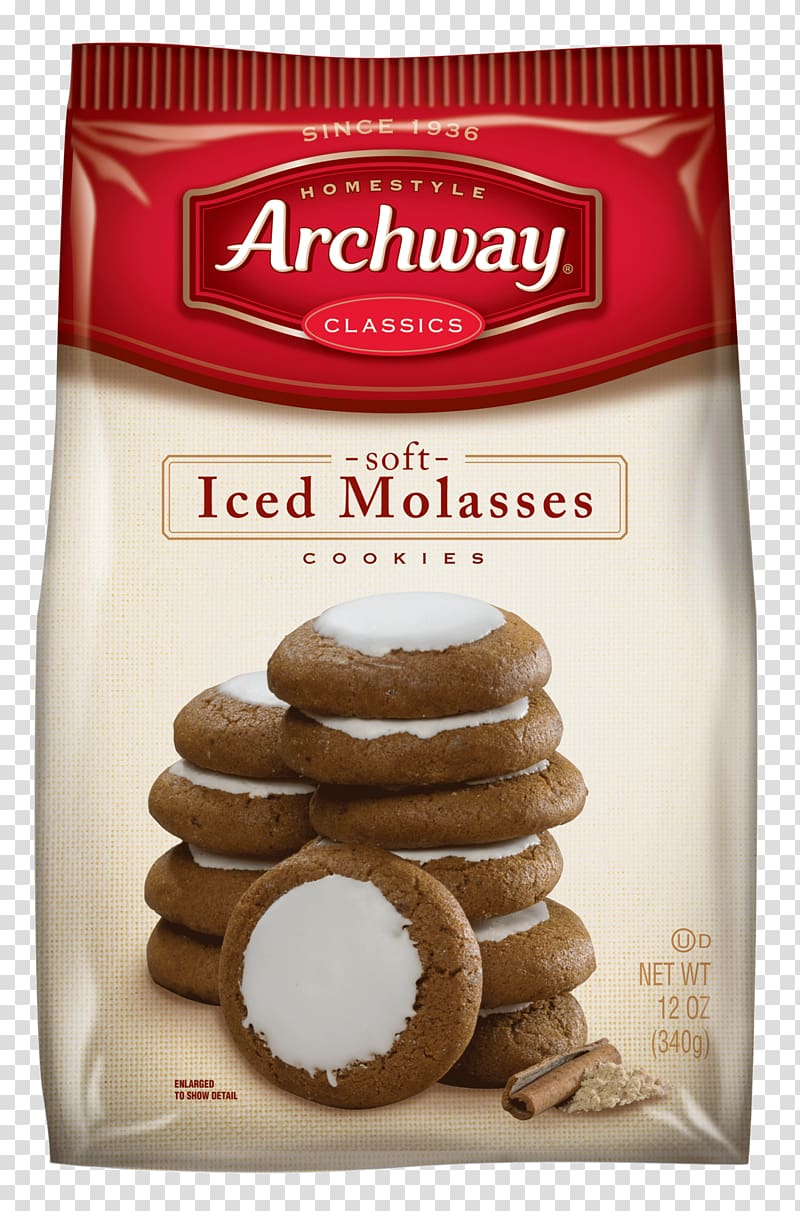 Archway Home Style Cookies Iced Molasses Frosting & Icing Macaroon Cream Biscuits, chocolate transparent background PNG clipart