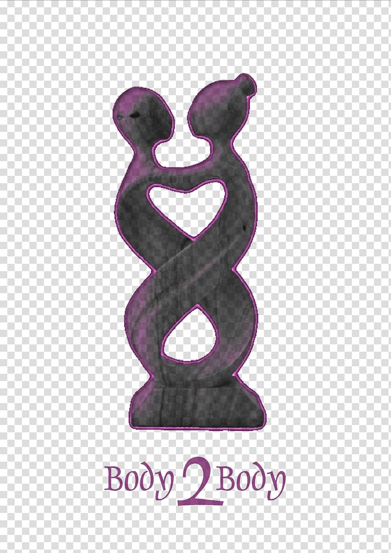 Figurine Purple Font, embracing transparent background PNG clipart