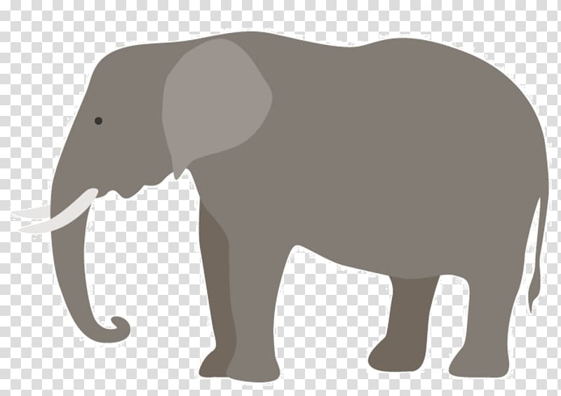 Indian elephant African elephant Wildlife, India transparent background PNG clipart