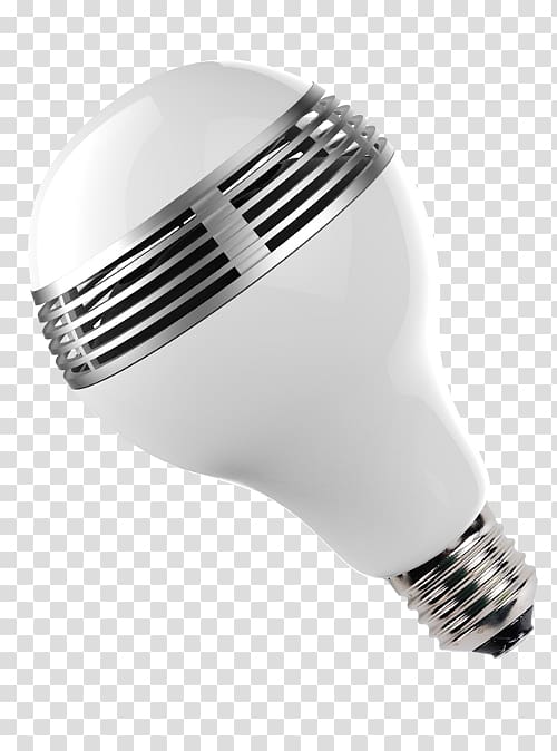 LED lamp Loudspeaker enclosure Incandescent light bulb Edison screw MiPow Playbulb, Nanoleaf transparent background PNG clipart