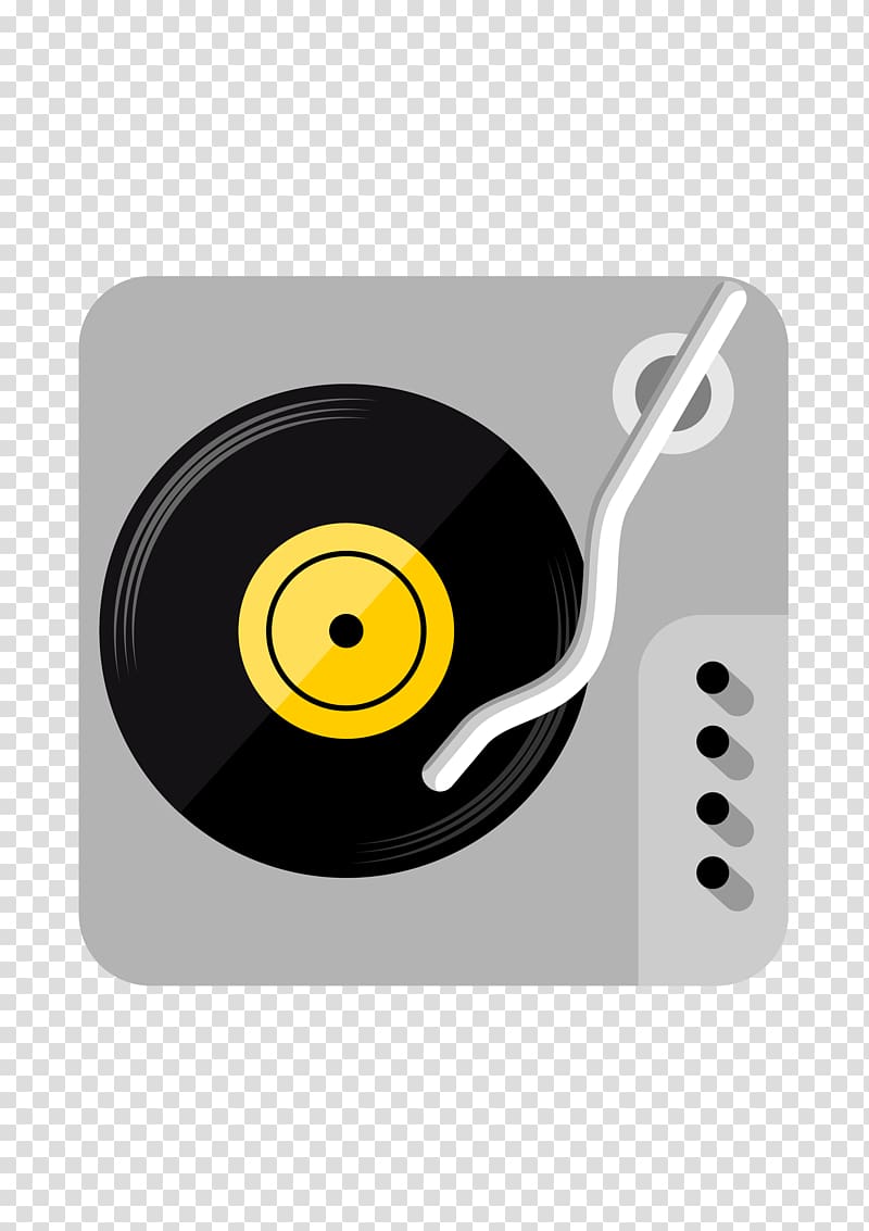 Phonograph Turntable Disc jockey Icon, Old gramophone turntable transparent background PNG clipart