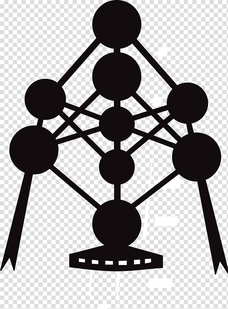Atomium Expo 58 World\'s fair Wild Gallery Drawing, building transparent background PNG clipart