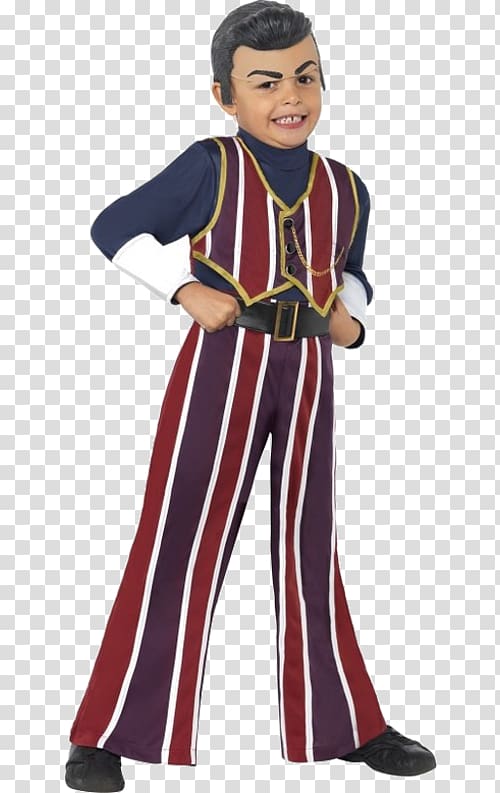 LazyTown Robbie Rotten Stephanie Sportacus Costume, child transparent background PNG clipart