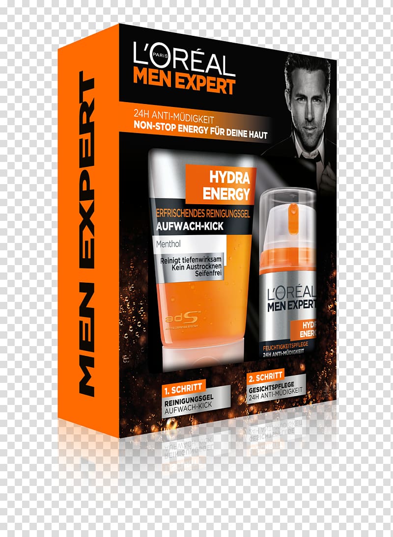 Lotion LÓreal L'Oréal Men Expert Hydra Energetic Anti-Fatigue 24H Daily Moisturizer Garnier Paris, Paris transparent background PNG clipart