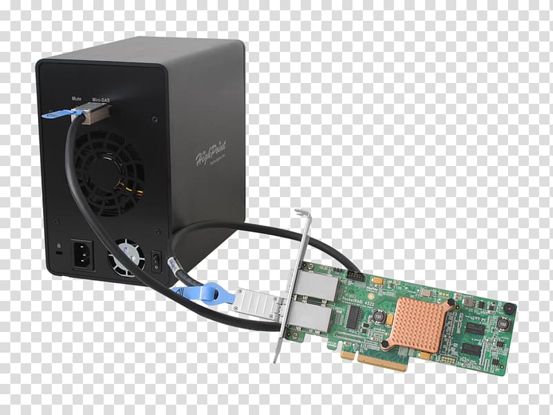 Serial Attached SCSI Computer hardware Serial ATA RAID, Highpoint Technologies transparent background PNG clipart