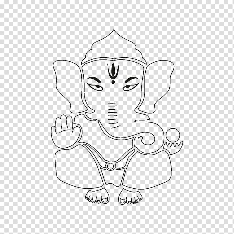 Ganpati Vector Hd Images Ganpati Ganpati Bappa Drawing Ganpati Bappa  Sketch Ganesh Ji PNG Image For Free Download