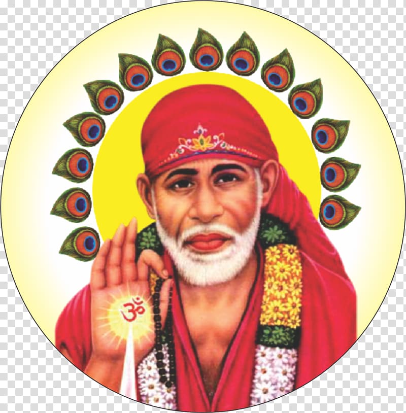 Sai Baba illustration, Shirdi Ke Sai Baba Aarti Bhajan Hindu Temple, sai transparent background PNG clipart