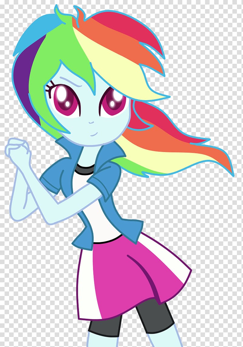 Rainbow Dash My Little Pony: Equestria Girls Art, ready set go transparent background PNG clipart