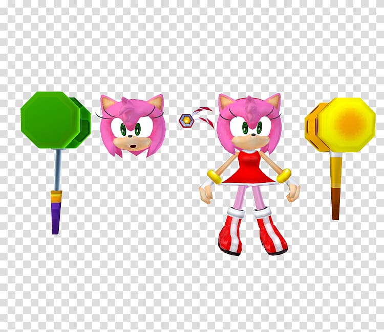 Sonic Adventure DX: Director\'s Cut Sonic Adventure 2 Amy Rose Sonic R, model transparent background PNG clipart