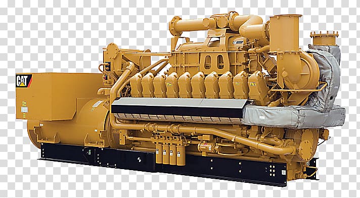 Caterpillar Inc. Gas generator Gas engine Diesel generator Electric generator, Diesel Generator transparent background PNG clipart