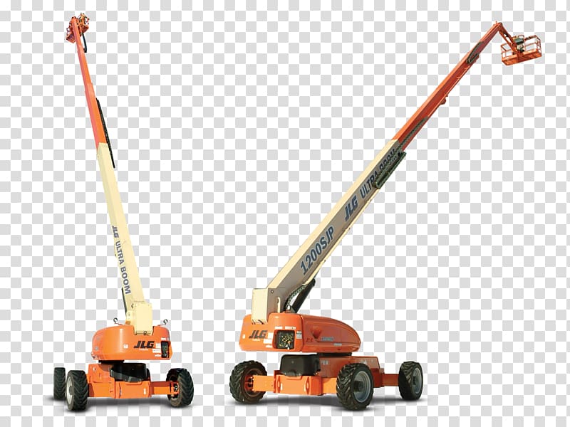 JLG Industries Aerial work platform Elevator Heavy Machinery Forklift, boom lift transparent background PNG clipart