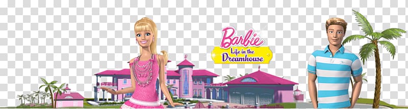 English Barbie Game Doll Malibu, Dream House transparent background PNG clipart