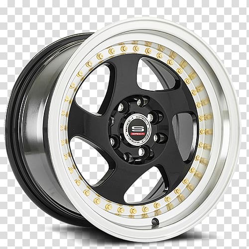 Alloy wheel Car Gold Tire, car transparent background PNG clipart