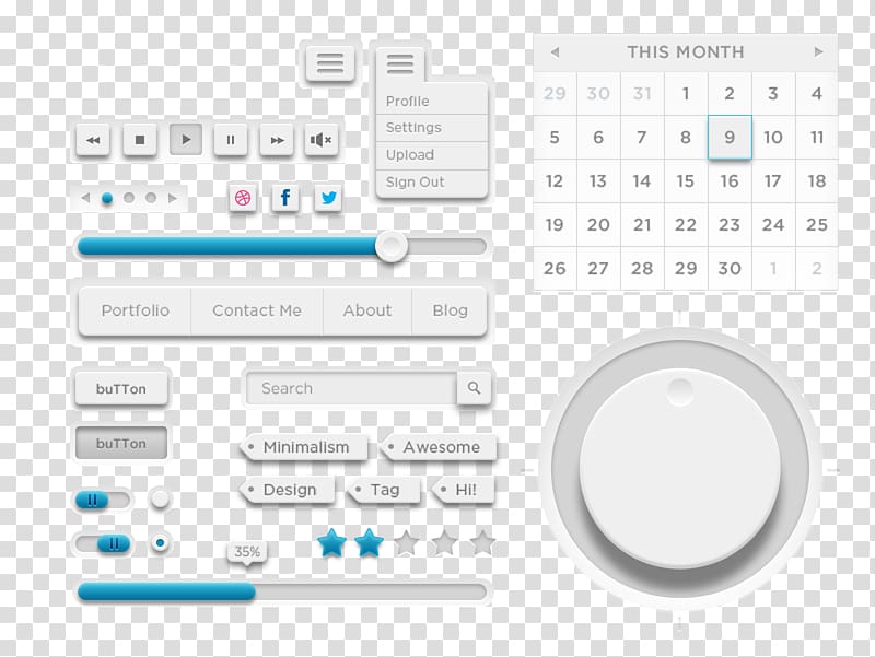 User interface Computer program Button , Page useful element transparent background PNG clipart