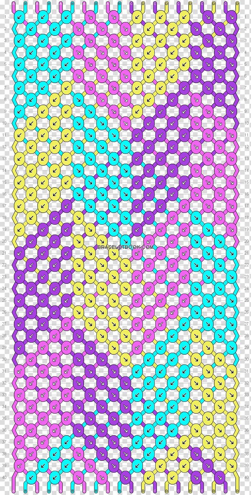 Friendship bracelet Bead Embroidery thread, friendship bracelet pattern transparent background PNG clipart