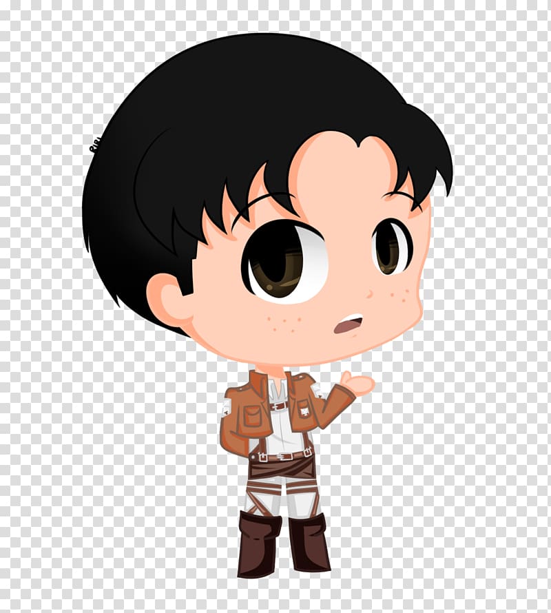Attack on Titan Eren Yeager Chibi Anime, Chibi transparent background PNG clipart