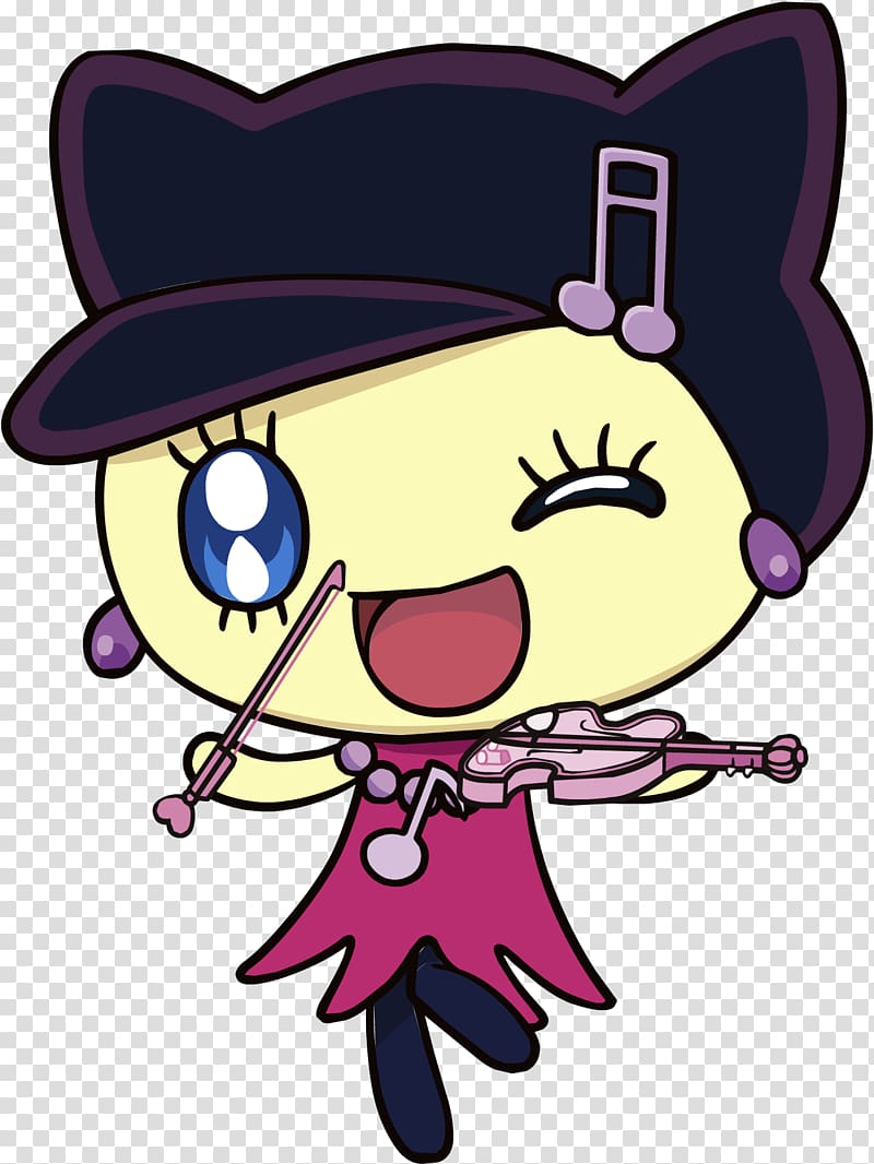 monster illustration, Melodytchi Playing the Violin transparent background PNG clipart