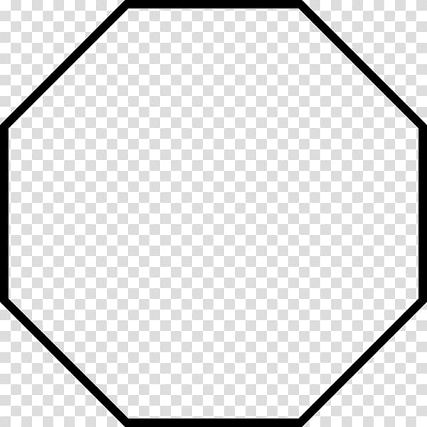 Regular polygon Octagon Shape Two-dimensional space, shape transparent background PNG clipart