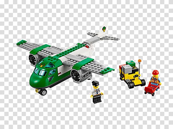 Lego City LEGO 60101 City Airport Cargo Plane Airplane Toy, cargo plane transparent background PNG clipart