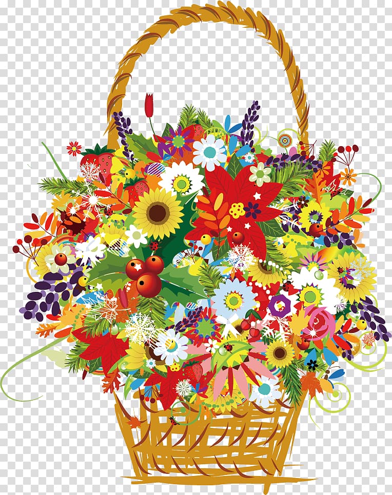 Flower Basket , flower transparent background PNG clipart