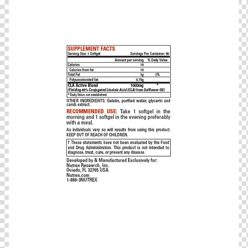 Conjugated linoleic acid Weight loss Fat Conjugated system, receptacle transparent background PNG clipart