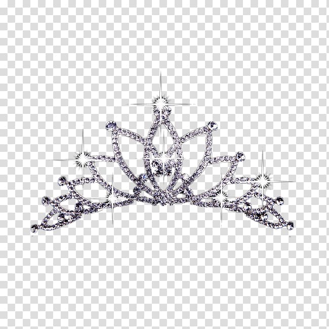 Headpiece Crown Body piercing jewellery Pattern, Diamond Crown Headdress transparent background PNG clipart