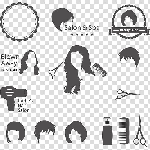 Beauty Parlour Hairdresser Hairstyle , Hair transparent background PNG clipart