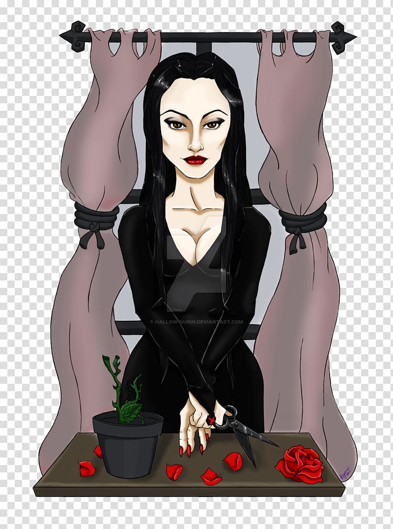 Morticia Addams The Addams Family Artist Cartoon Character, others transparent background PNG clipart