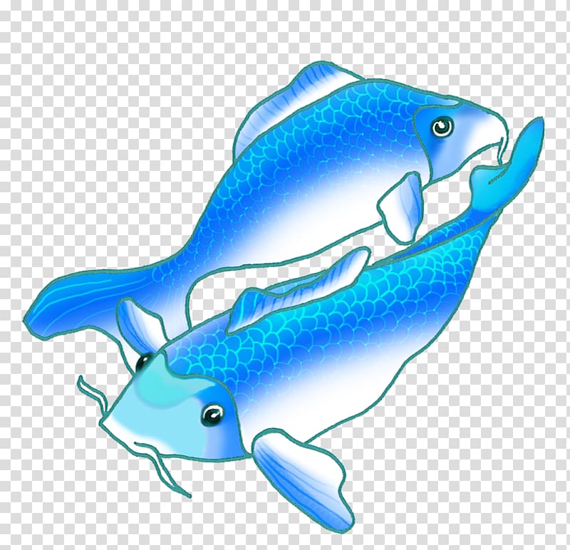 Koi Fish Drawing Blue , koi transparent background PNG clipart