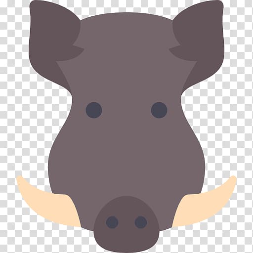 Cartoon Icon, Boar transparent background PNG clipart
