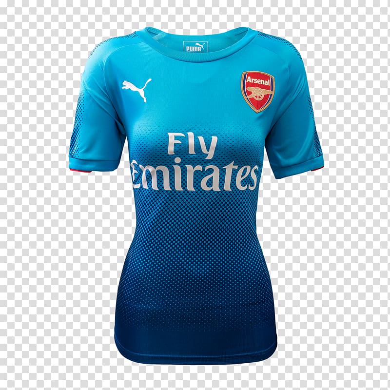 Arsenal F.C. Third jersey 2017–18 Premier League Navy blue, women cosmetics transparent background PNG clipart