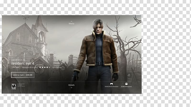 Resident Evil 4 PlayStation 2 PlayStation 4 Resident Evil 6, milla jovovich transparent background PNG clipart