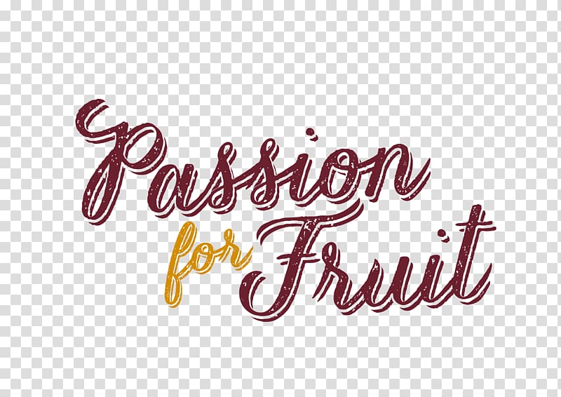 Calligraphy Logo T-shirt Font, passion fruit transparent background PNG clipart