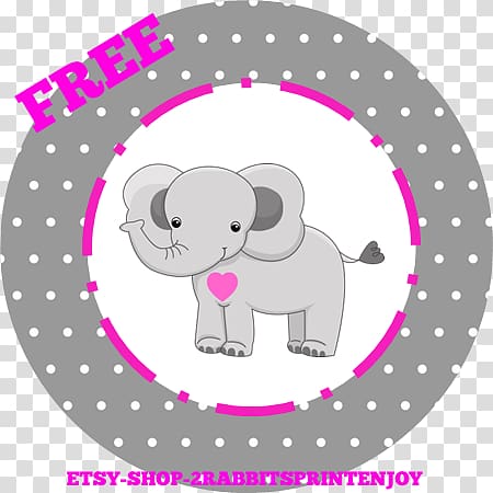 Elephant Cupcake Baby shower Gift , elephant transparent background PNG clipart