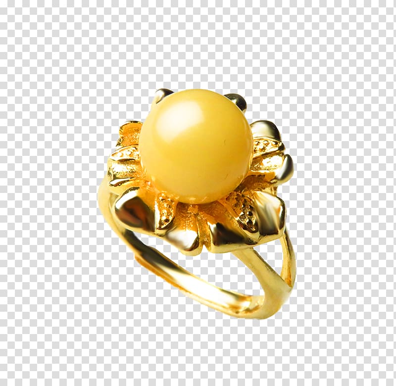 Gemstone Ring Jade, Beeswax amber ring transparent background PNG clipart