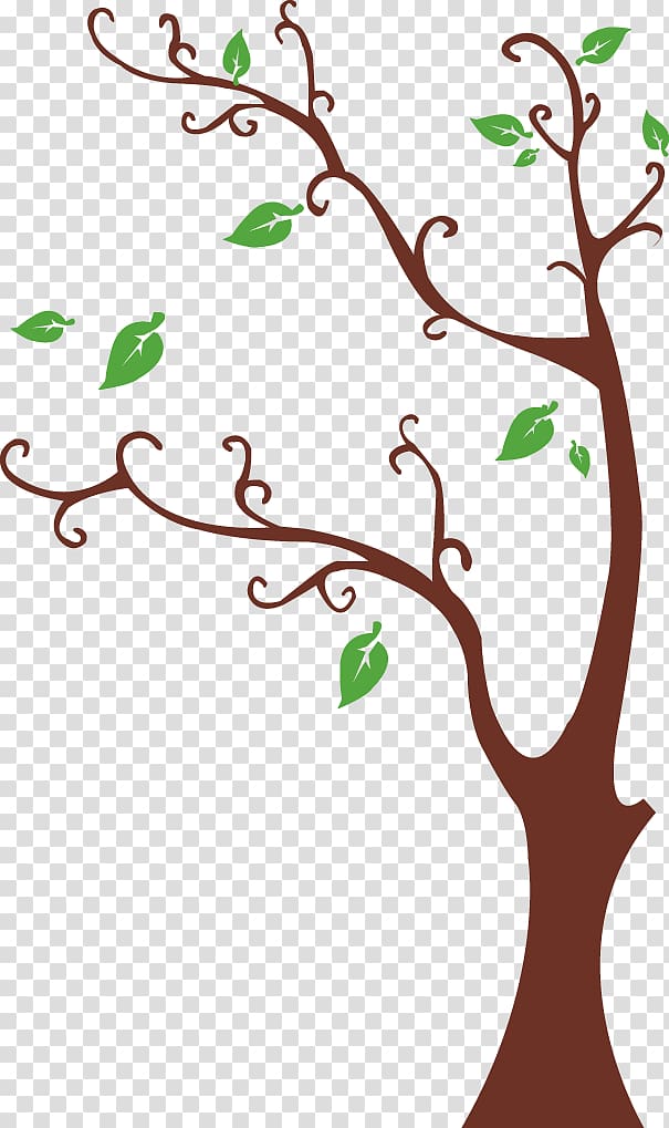 frame Tree Sticker Decal Wall, Illustration tree transparent background PNG clipart