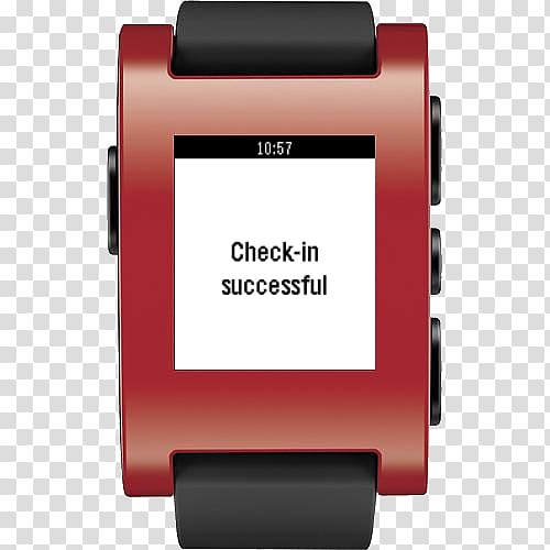 Pebble Time Smartwatch Pebble Classic, watch transparent background PNG clipart