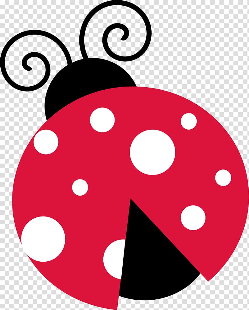 Ladybird , Cute red ladybug transparent background PNG clipart