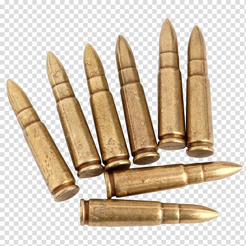 brass bullets, Bullet AK-47 Dummy round Cartridge Magazine, Bullets transparent background PNG clipart